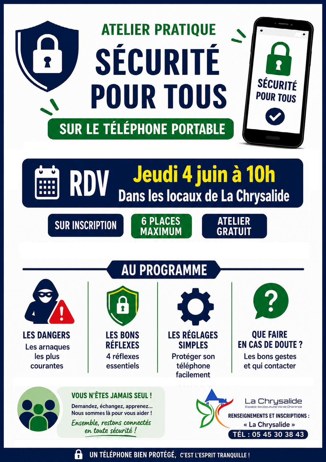 Atelier pratique sur le téléphone portable