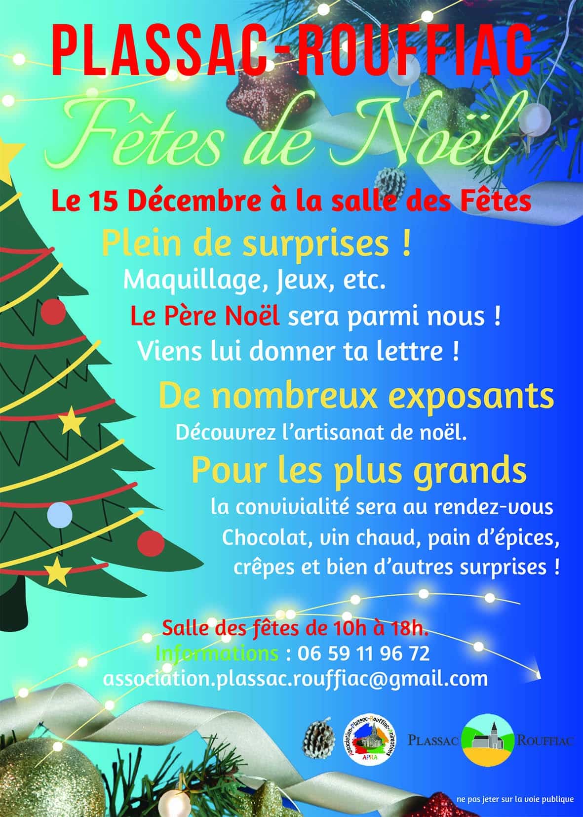 Marché de Noël de Plassac-Rouffiac