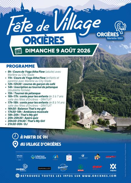 Fête du village d'Orcières