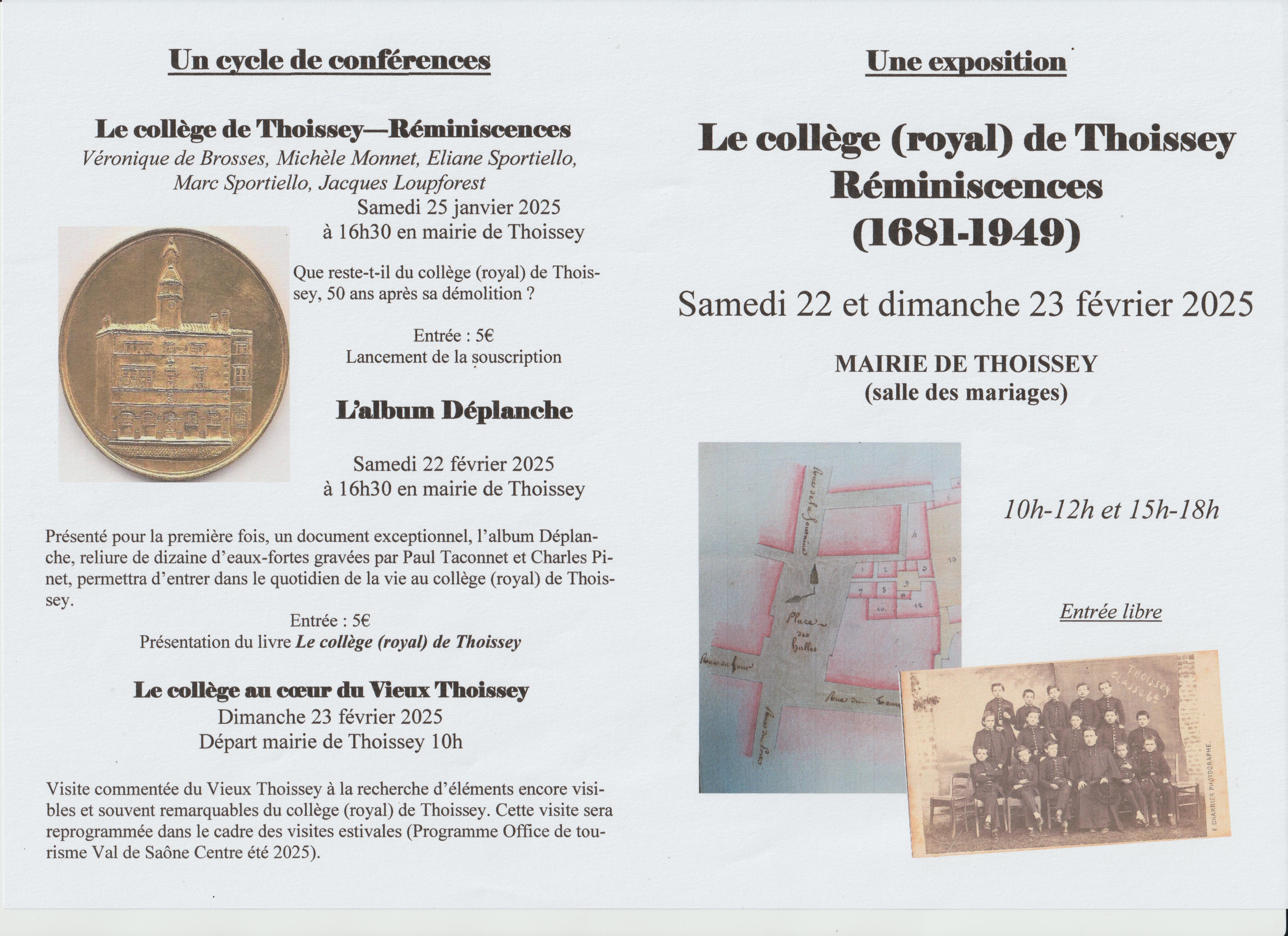 Exposition le collège royal_Thoissey