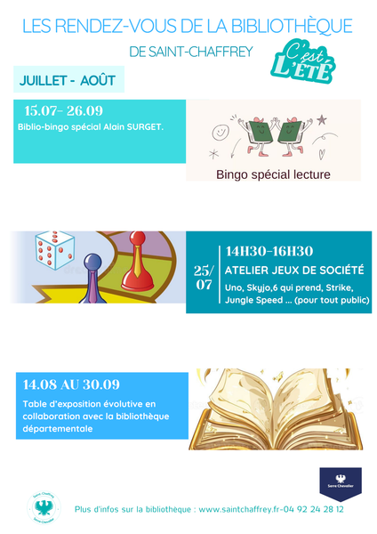 Ateliers jeux à la bibliothèque