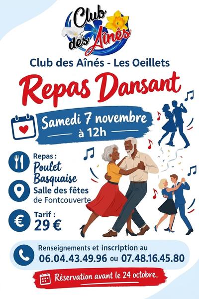 Repas dansant à Fontcouverte