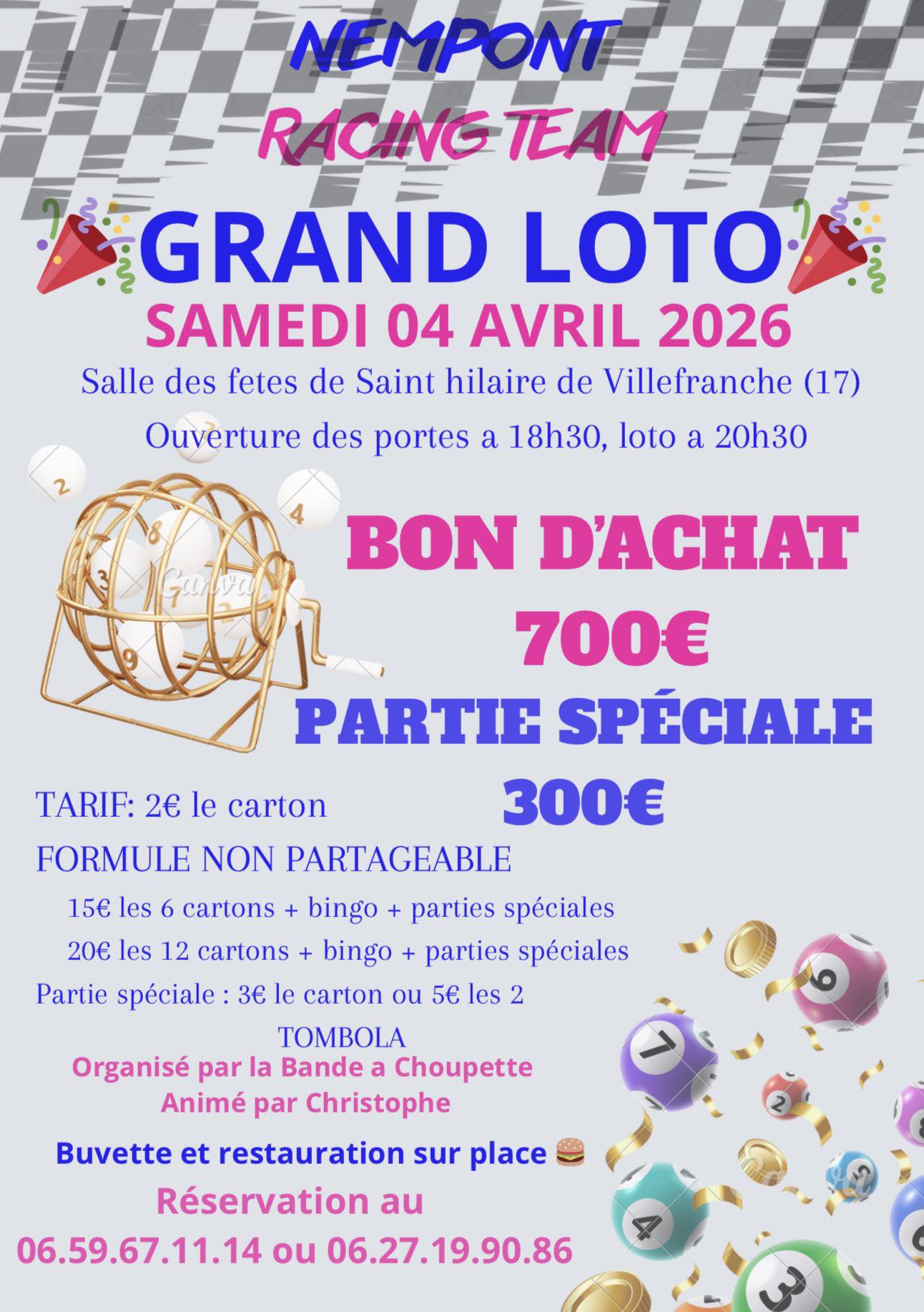 Loto - Saint Hilaire de Villefranche