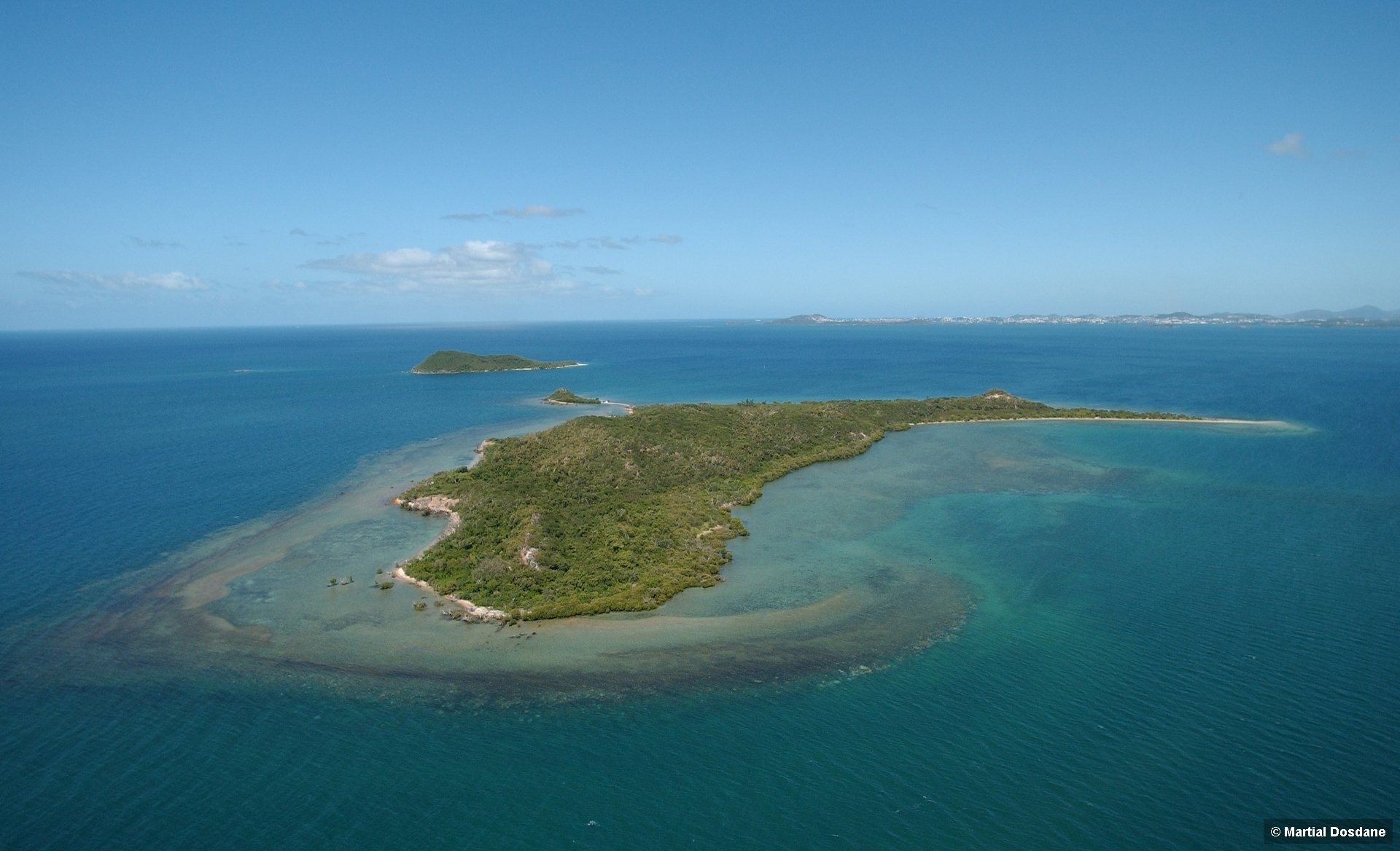 Vue du ciel de l'îlot Charron