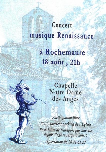 Concert de musique renaissance_Rochemaure