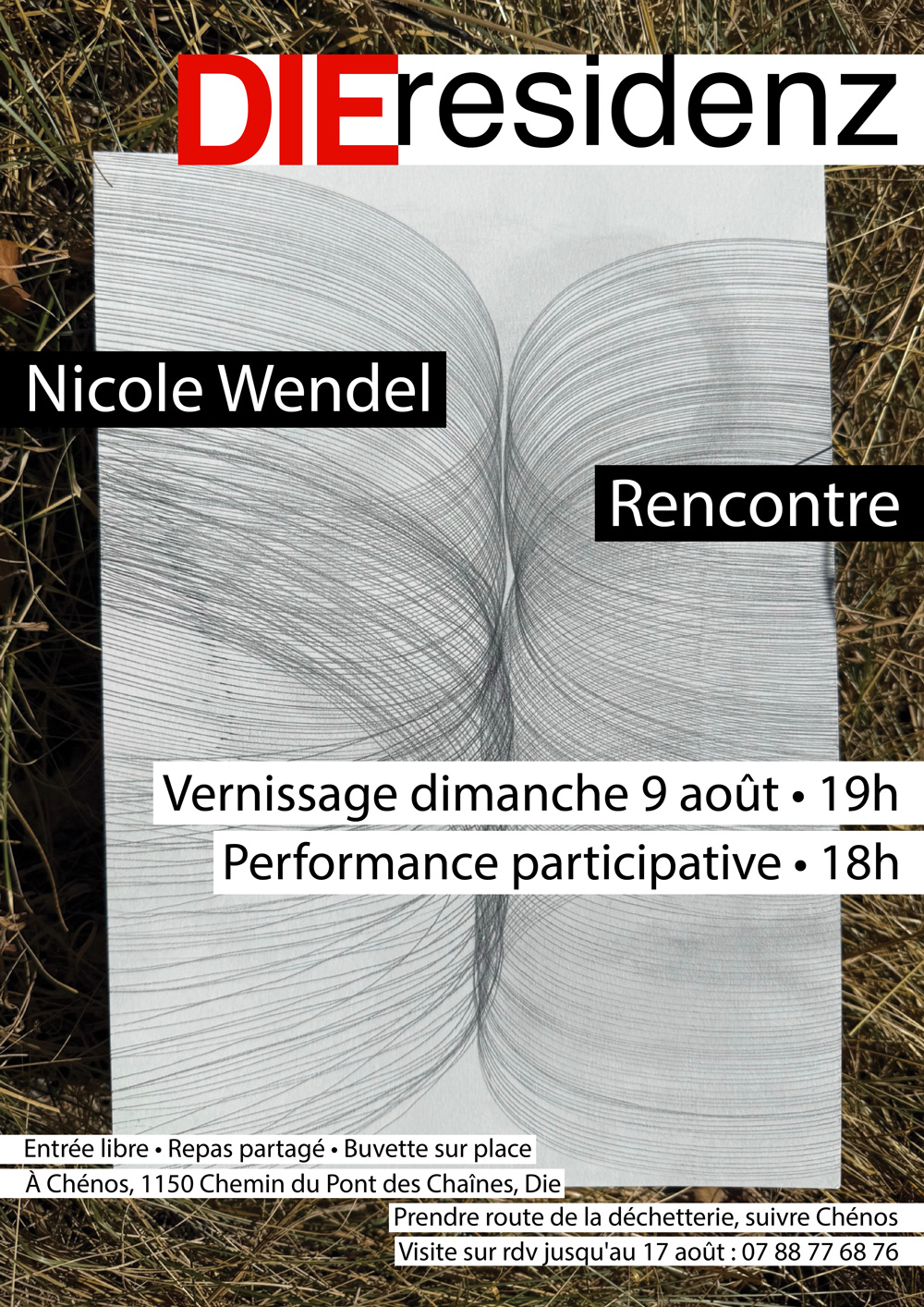 Vernissage - Rencontre - Nicole Wendel chez DIEresidenz