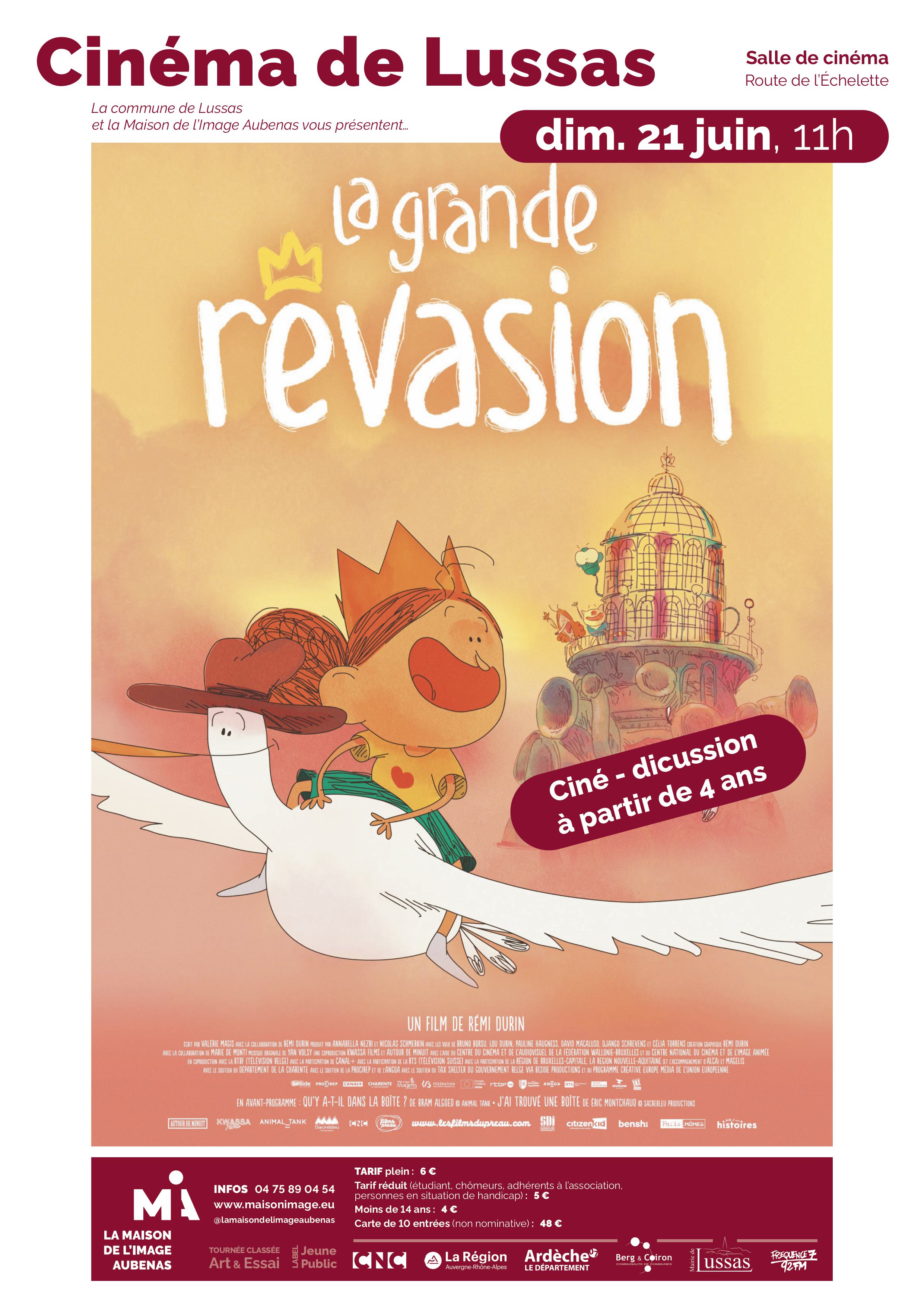 Ciné - discussion avec "La grande rêvasion"