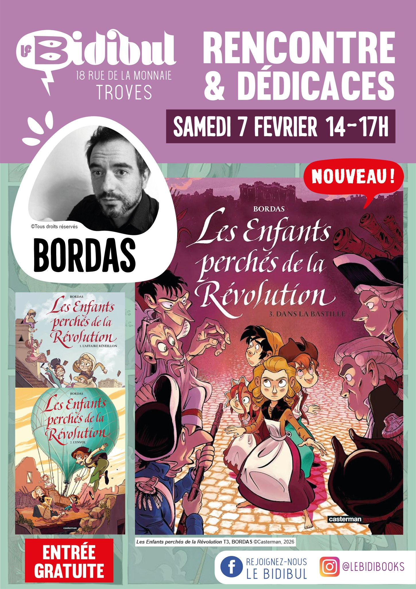 Rencontres et dédicaces au Bidibul