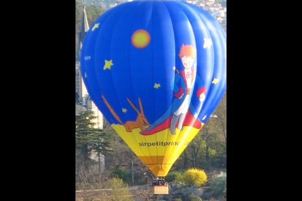Vue le matin devant le gîte
