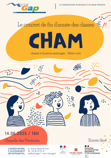 Concert de fin d'année des classes CHAM_Gap
