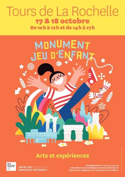 Animation - Tours de La Rochelle : monument jeu d'enfant