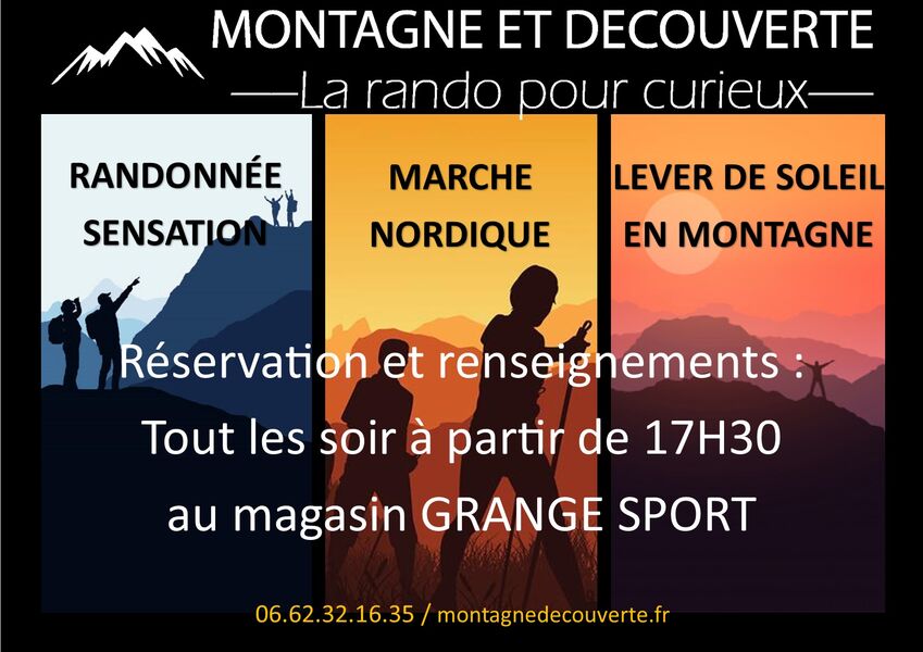 montagne et découverte programme été 2021