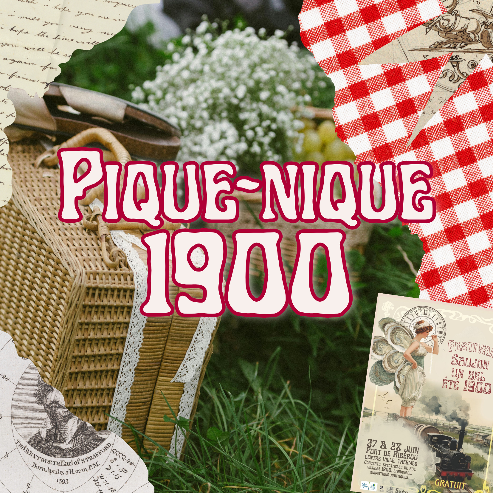 Pique-nique 1900 avec traiteur historique