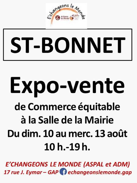 Expo-vente de commerce équitable - © ASPAL par nos soins Expo-vente de commerce équitable - © ASPAL par nos soins