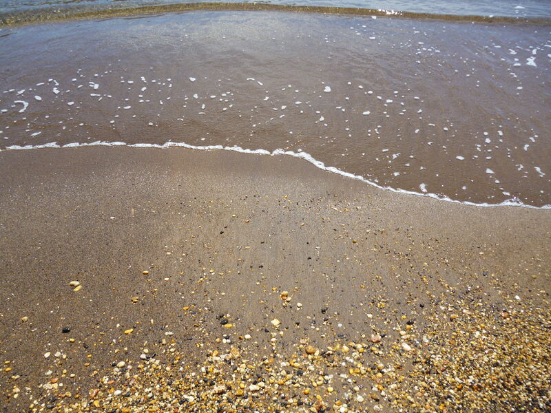 La plage noire du Langoustier