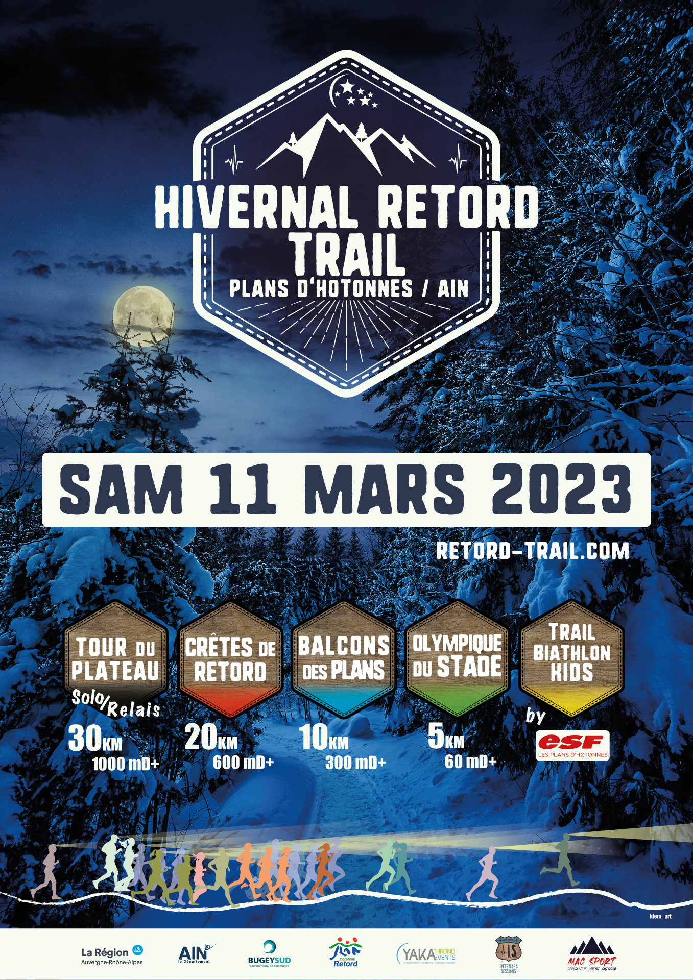 Hivernal Retord Trail aux Plans d'Hotonnes