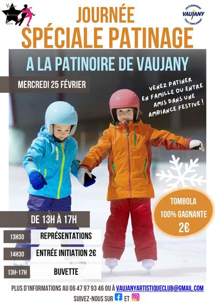 Journée patinage avec le" Vaujany Artistique Club"