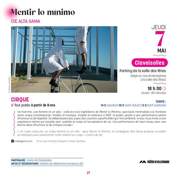 Mentir lo mínimo - Cirque