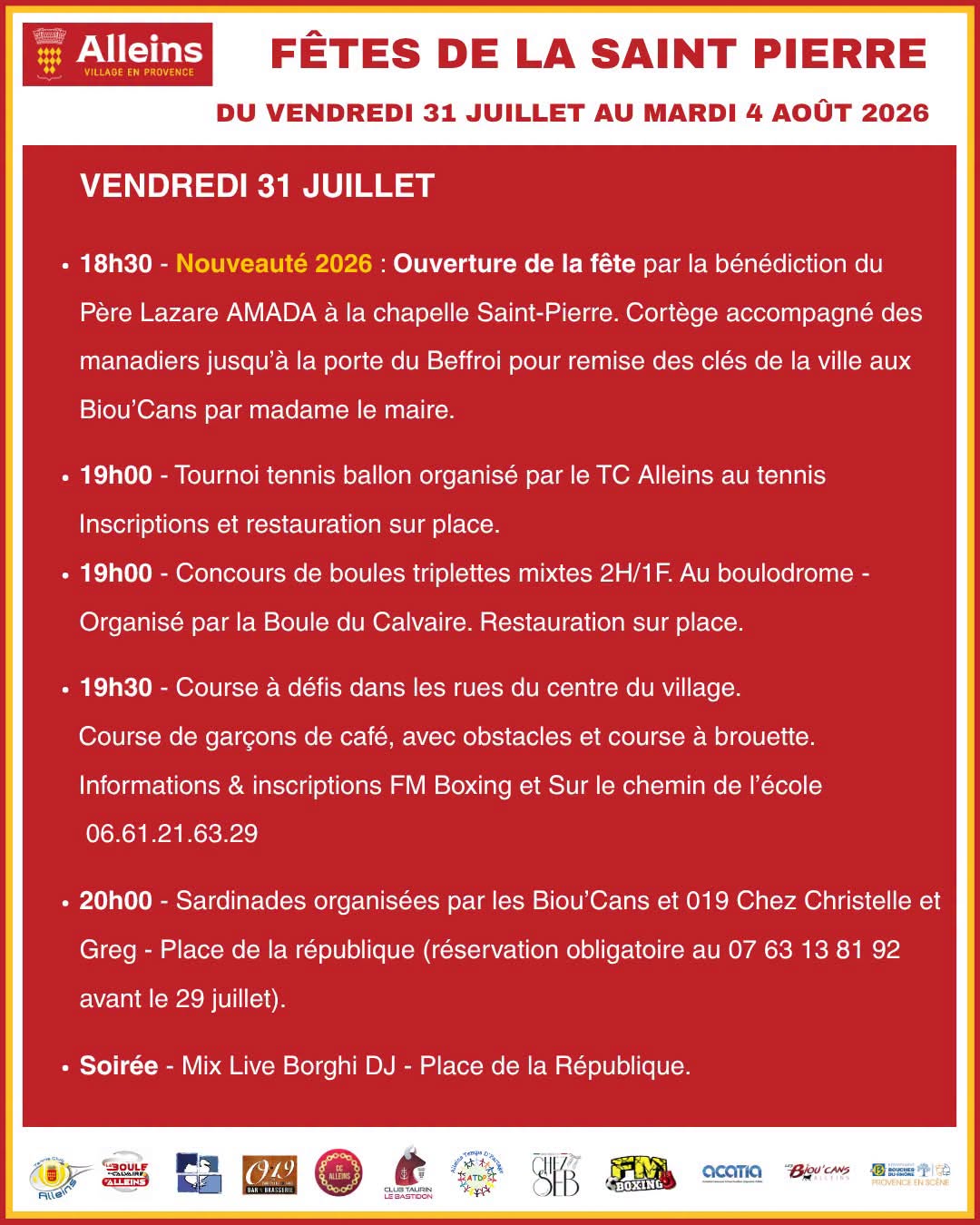 Fêtes votives de la Saint-Pierre