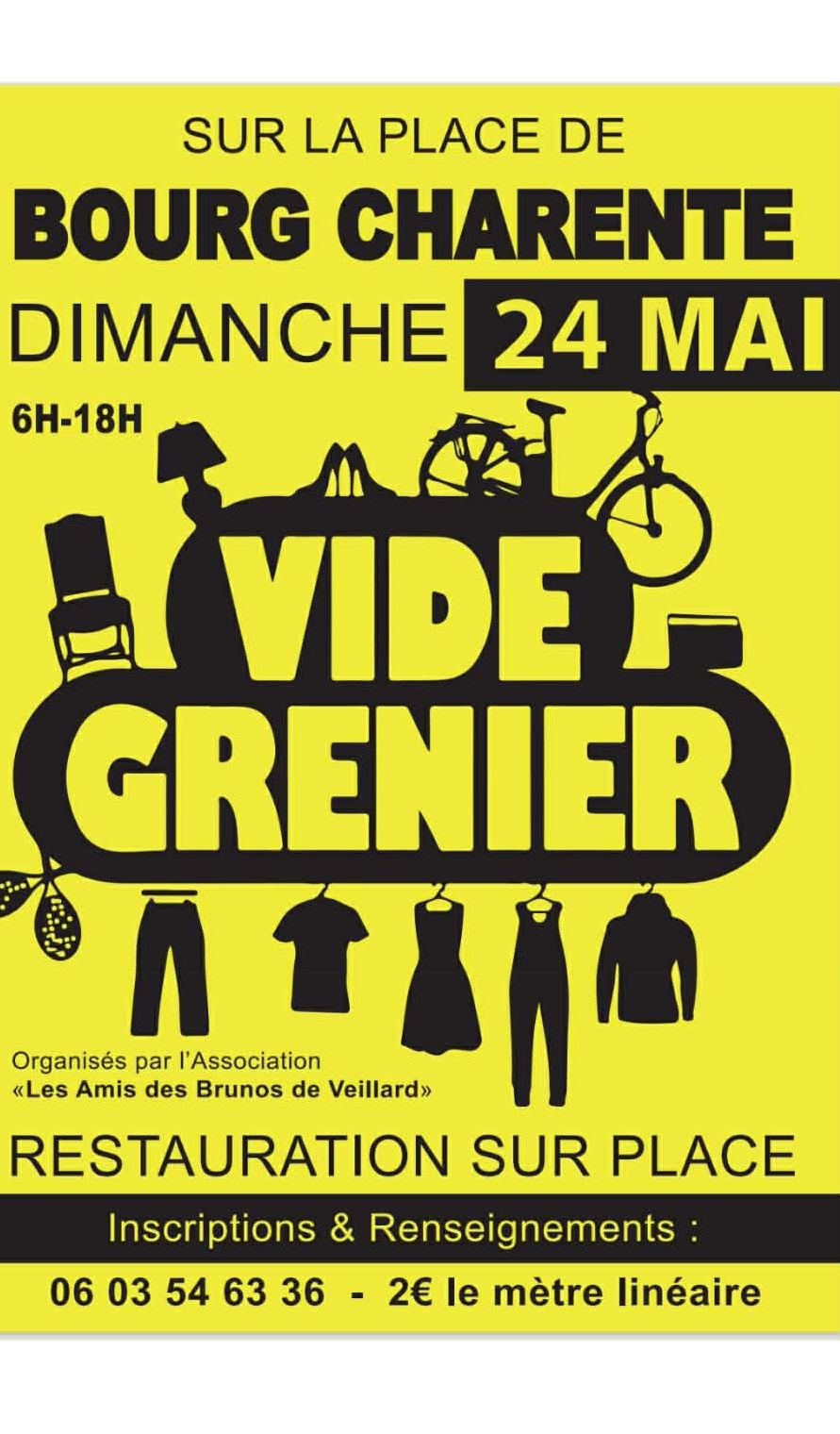 Brocante à Bourg-Charente
