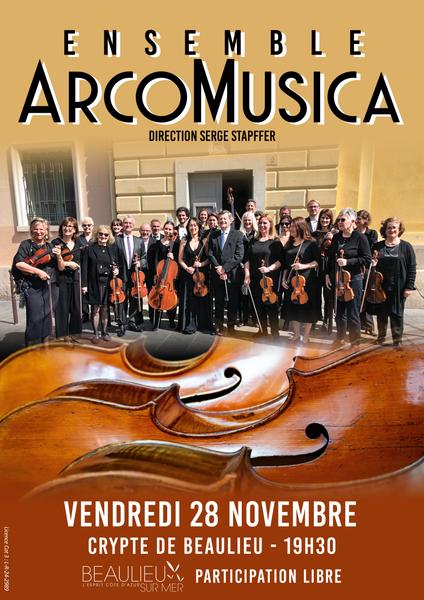 Concert avec l’Ensemble à cordes ArcoMusica_Beaulieu-sur-Mer