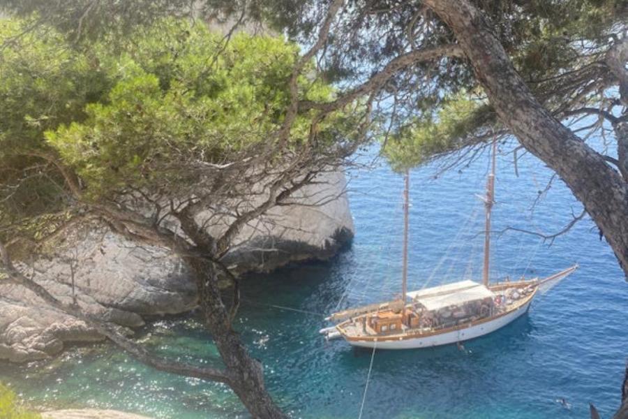 Brunch en mer sur Le Don du Vent