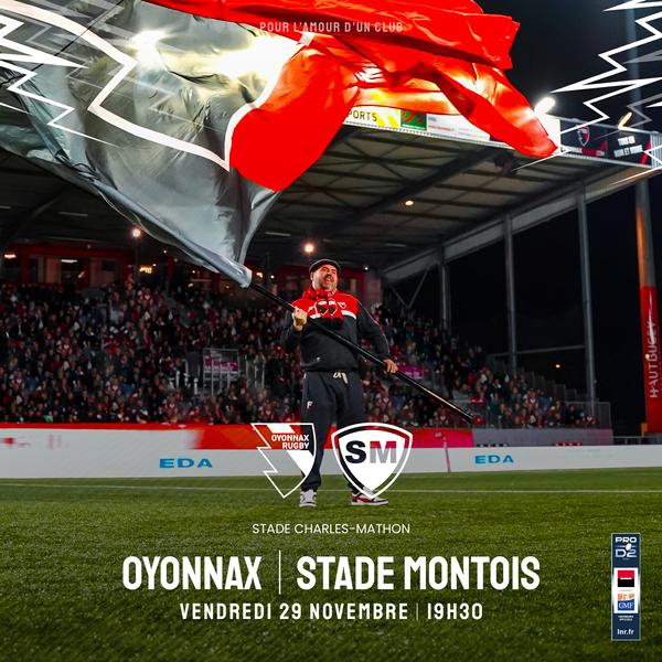 http://Pro%20D2%20-%20Oyonnax%20Rugby%20reçoit%20le%20Stade%20Montois%20Rugby