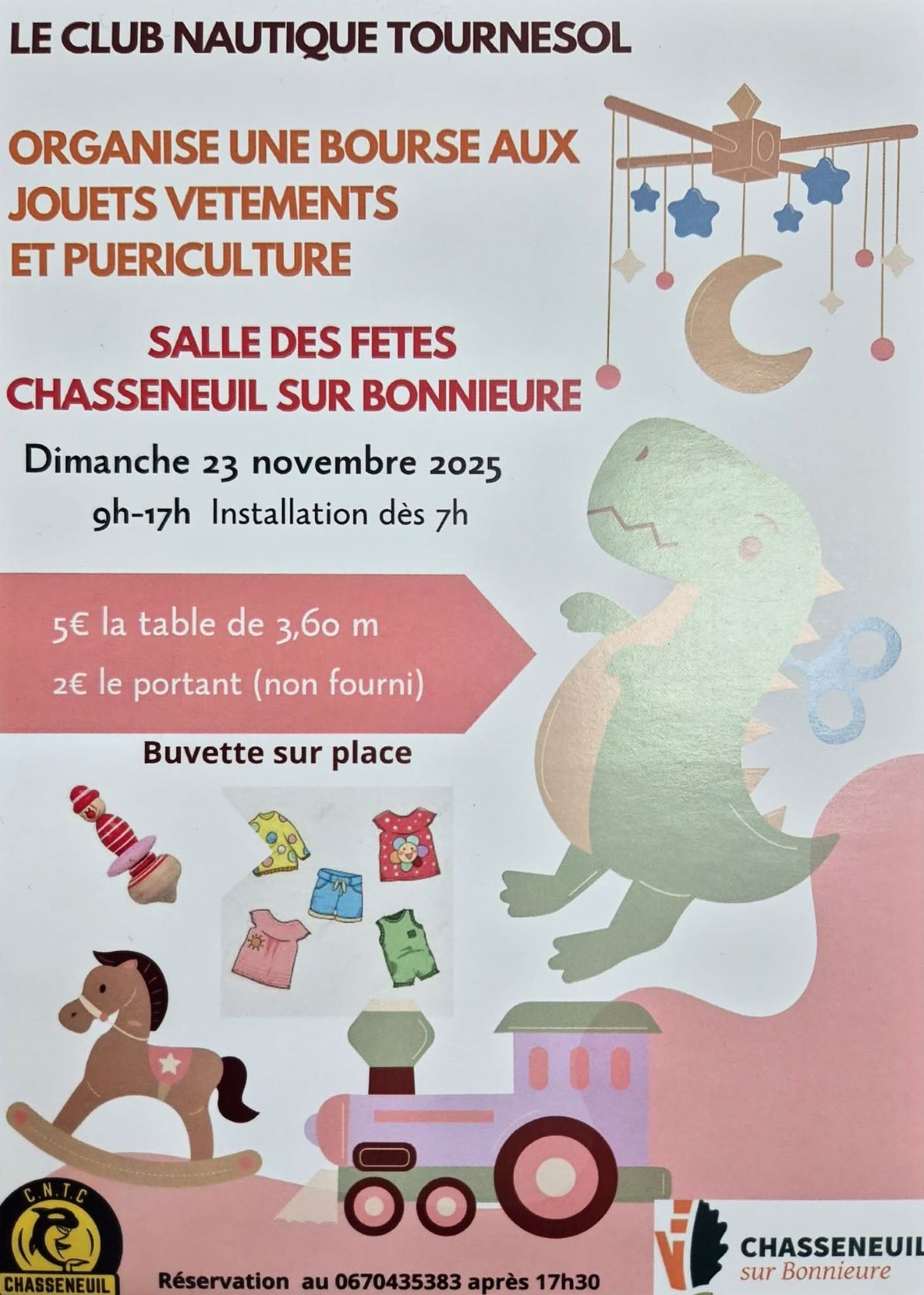 Bourse aux jouets, vêtements et puériculture