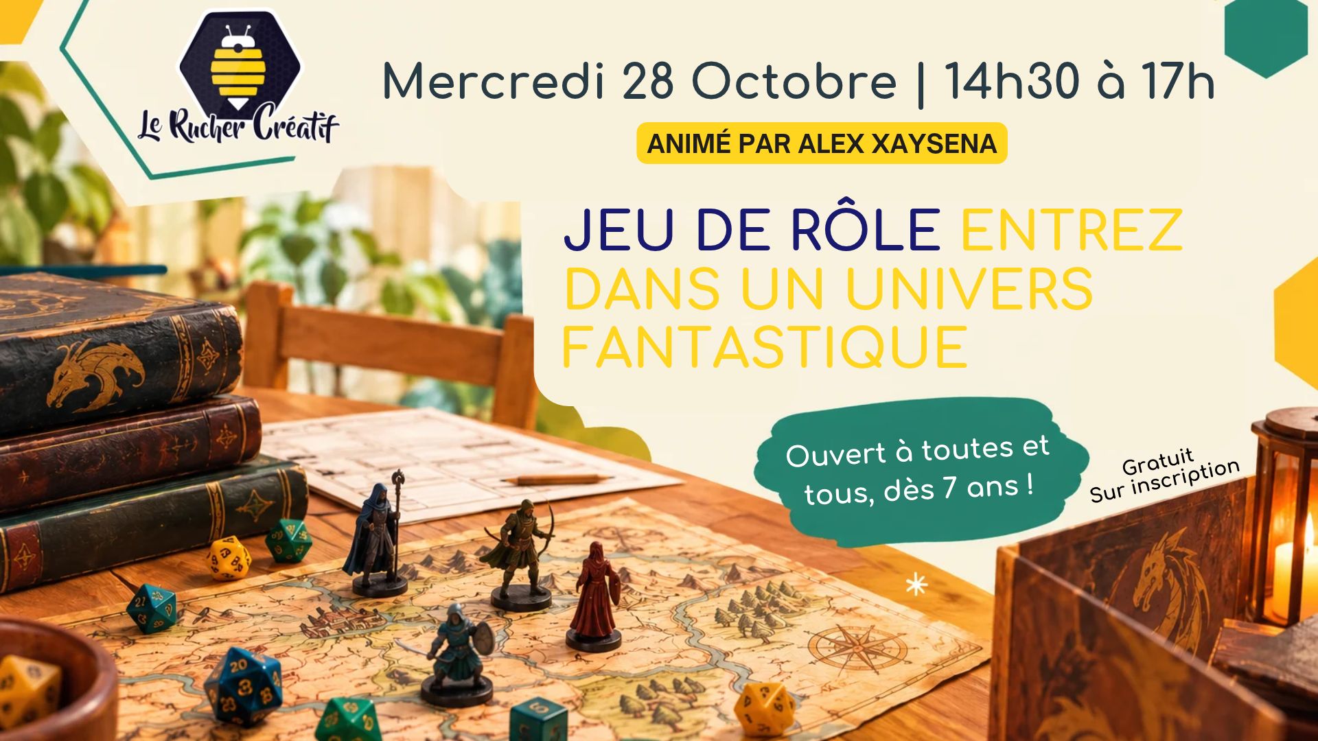 Café Bourdonnant : jeu de rôle - Entrez dans un univers fantastique
