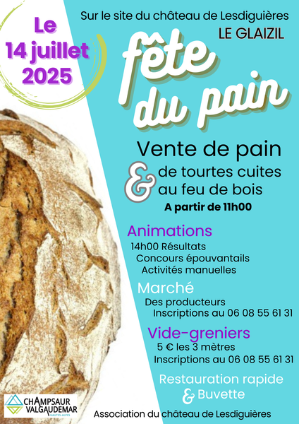 Fête du pain_Le Glaizil - © association du château de Lesdiguière Fête du pain_Le Glaizil - © association du château de Lesdiguière