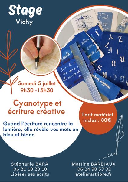 Stage Cyanotype et écriture