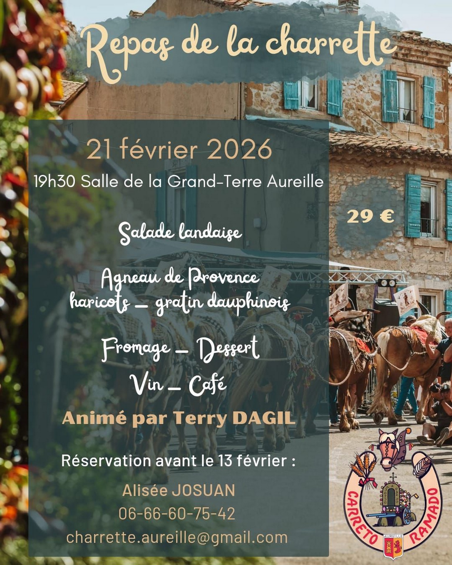 Repas de la charrette