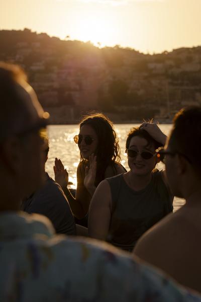 Stop apéritif dans la baie