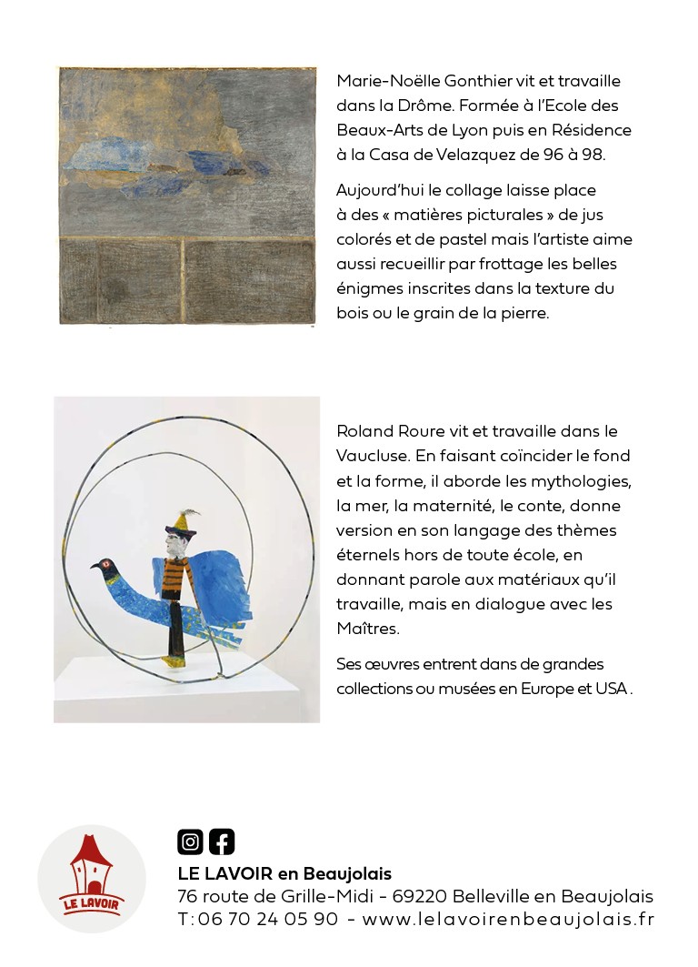 Exposition de peitures et sculptures_Belleville-en-Beaujolais
