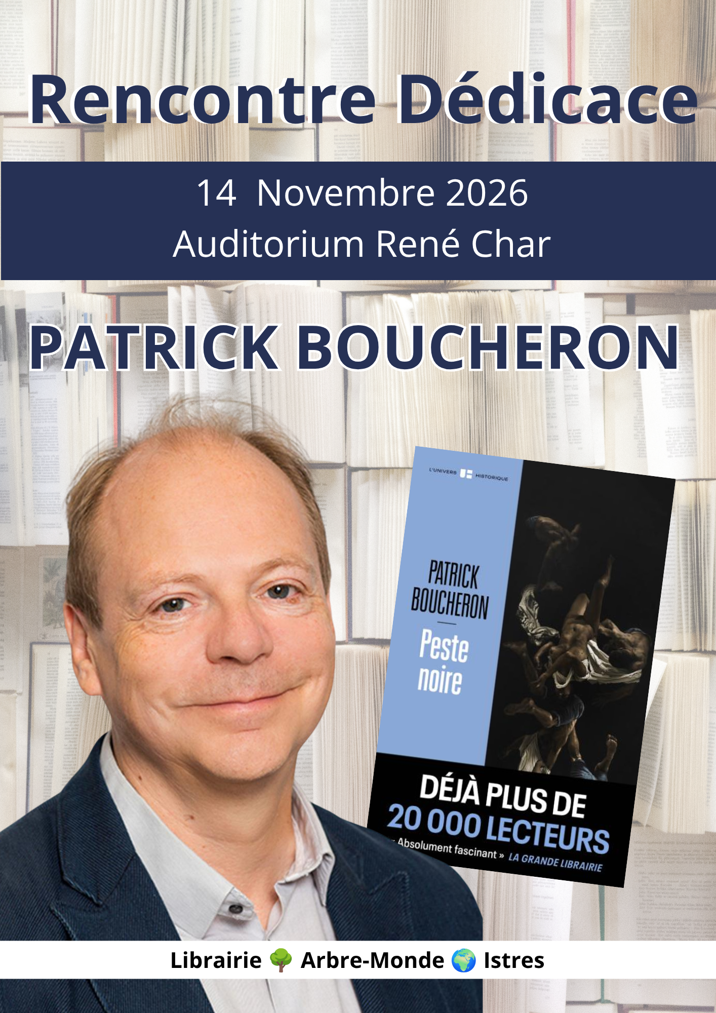 Rencontre et dédicace avec Patrick Boucheron