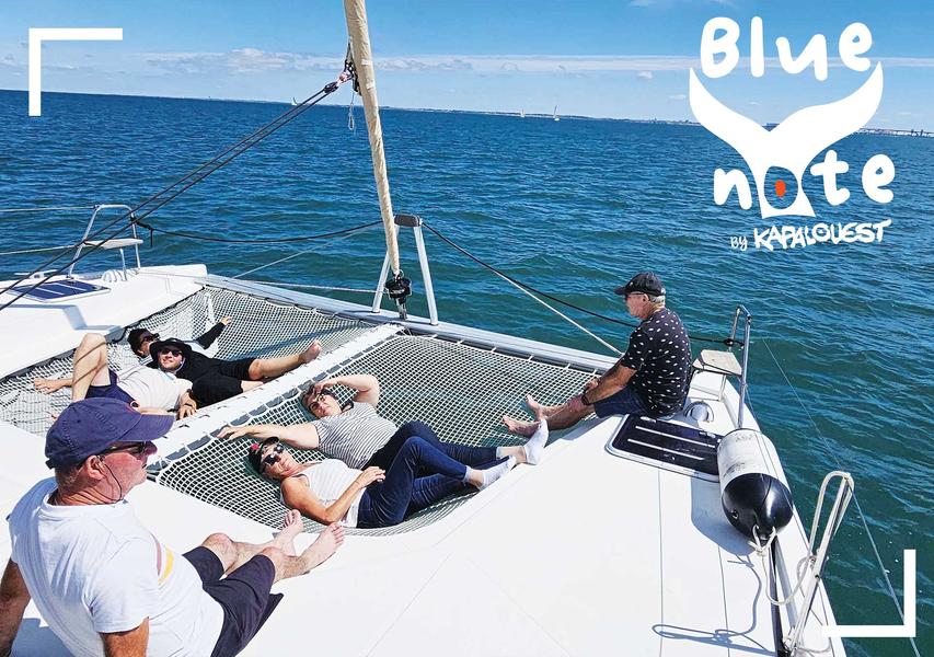Catamaran à voile de Blue Note by Kapalouest