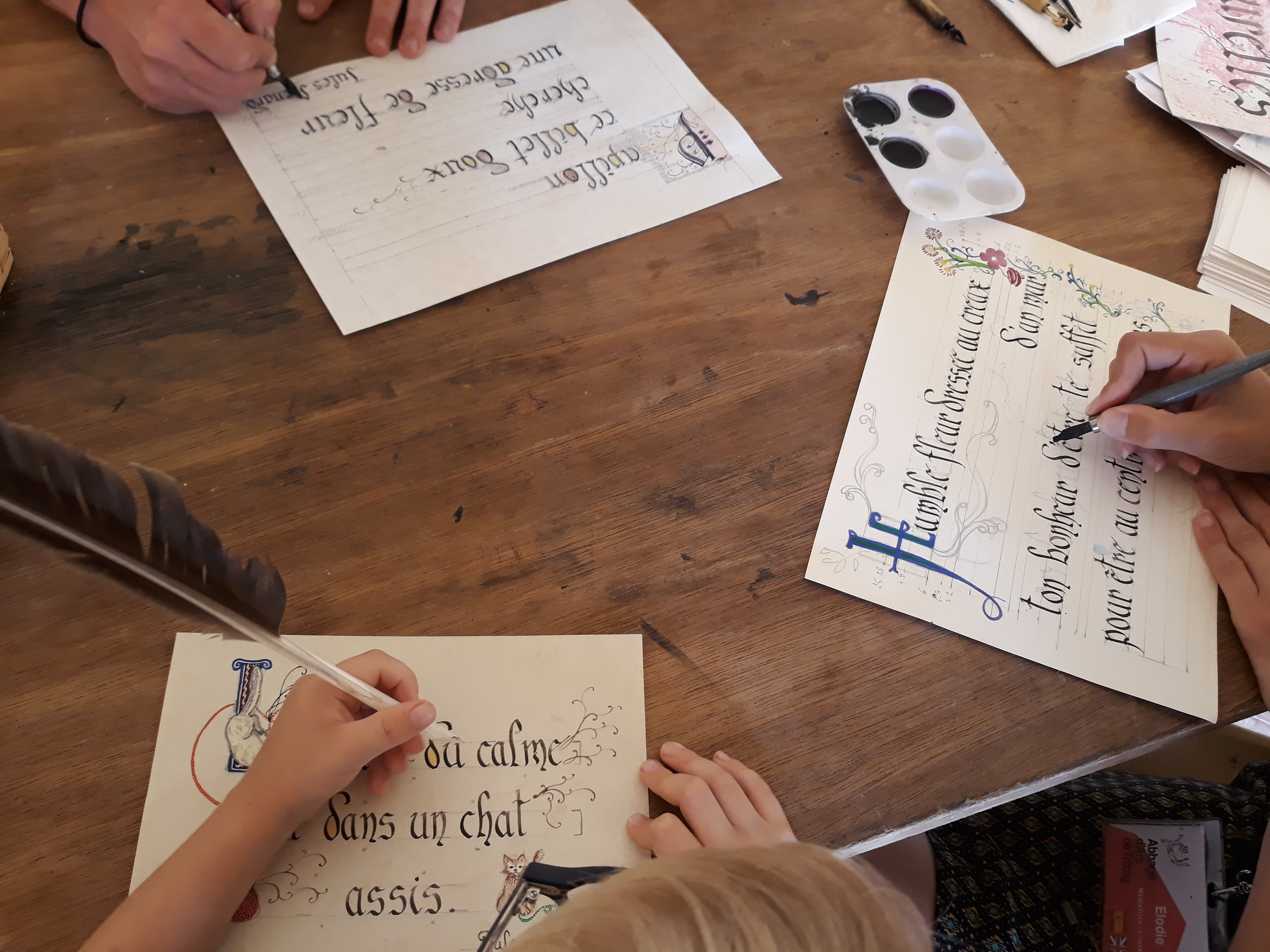 Atelier Calligraphie et enluminure