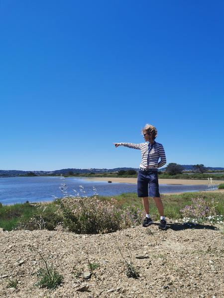 en visite au coeur des salins des Pesquiers