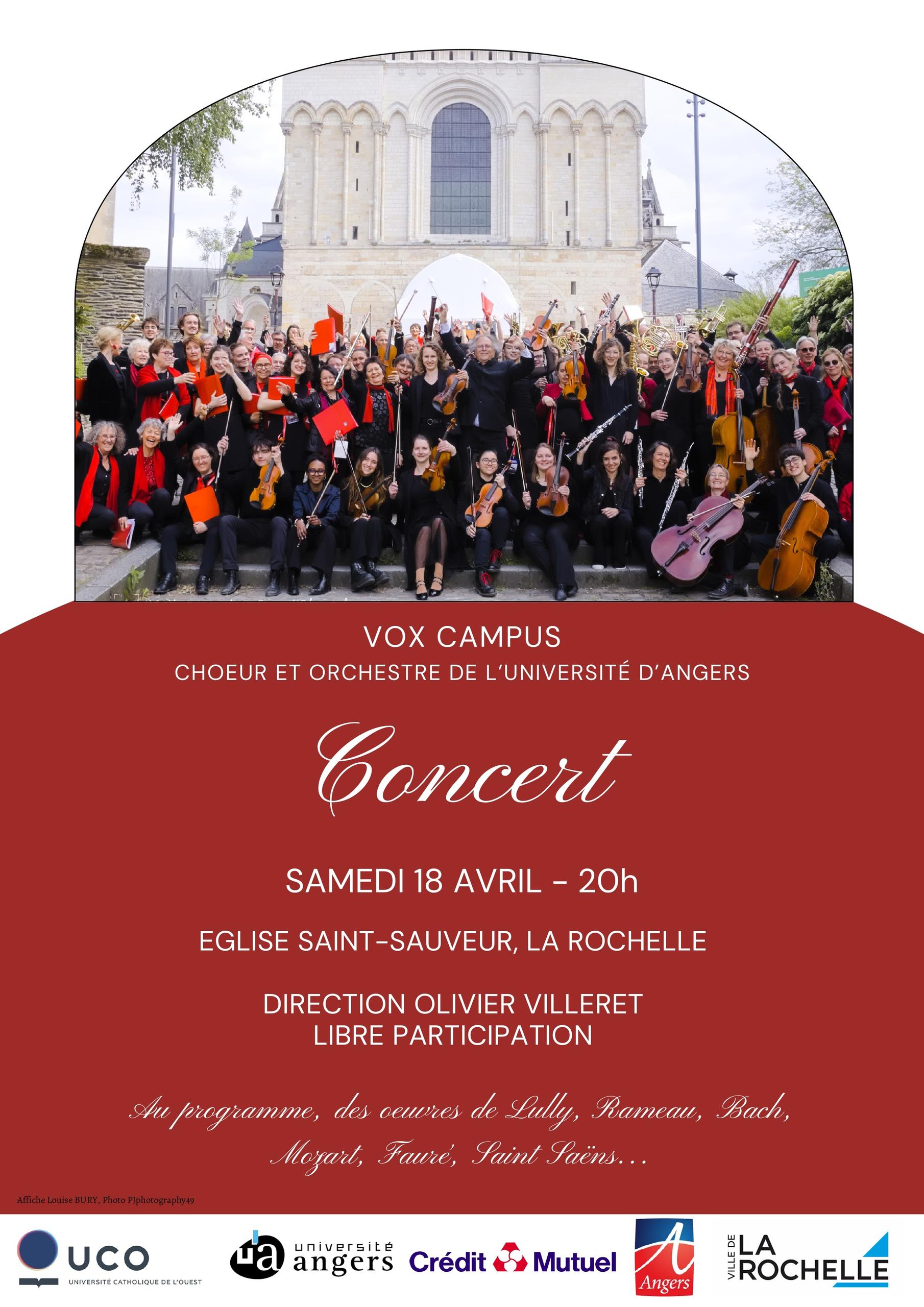 Concert - Ensemble Vox Campus à l'Eglise Saint Sauveur