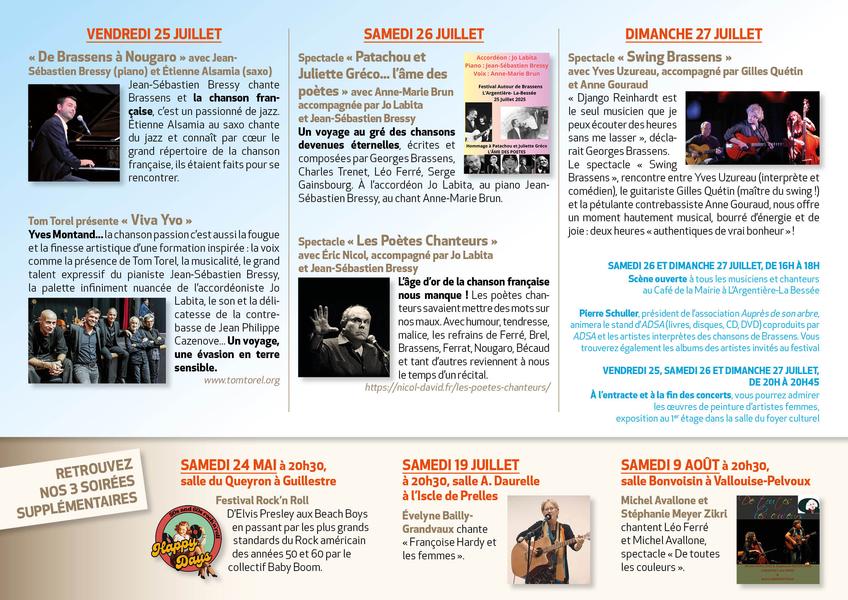 Autour de Brassens - Dimanche 27 juillet_L'Argentière-la-Bessée