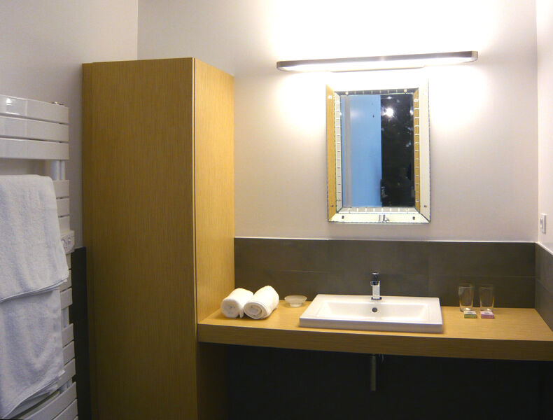 La salle d'eau - douche à l'italienne