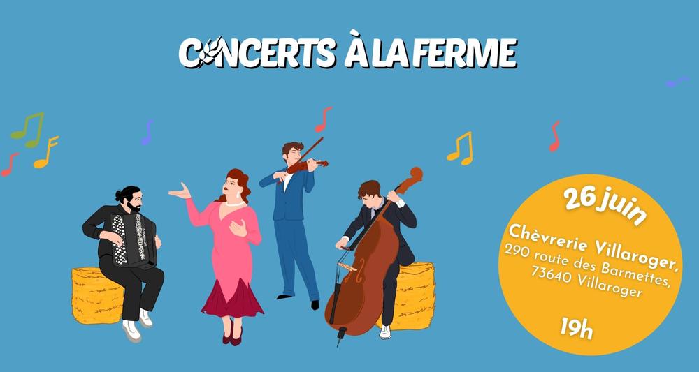 Concert « De l’opéra au tango » à Villaroger - Concerts à la Ferme