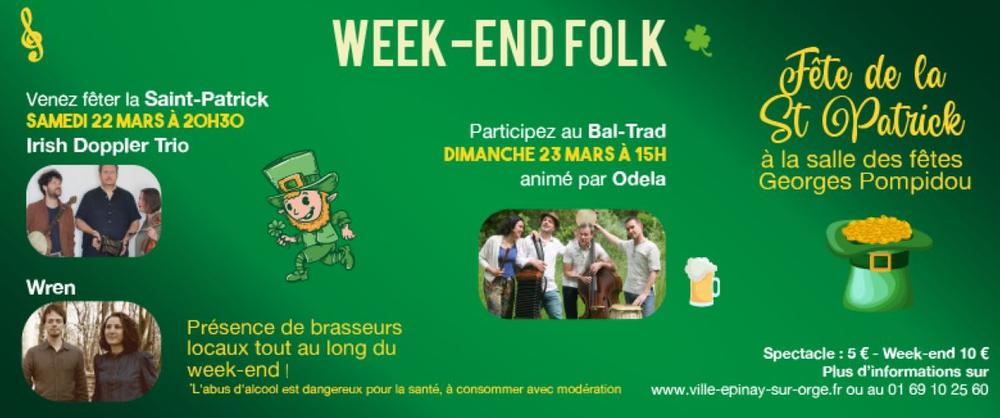 week-end Folk Du 22 au 23 mars 2025