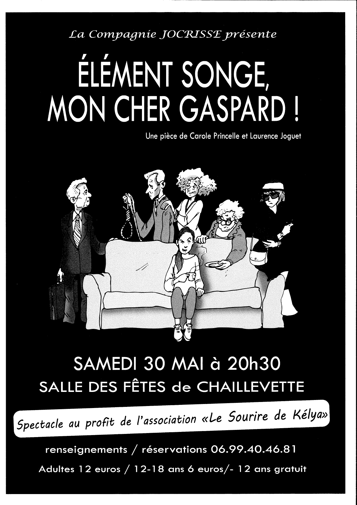 Théâtre "Élément songe, mon cher Gaspard !"