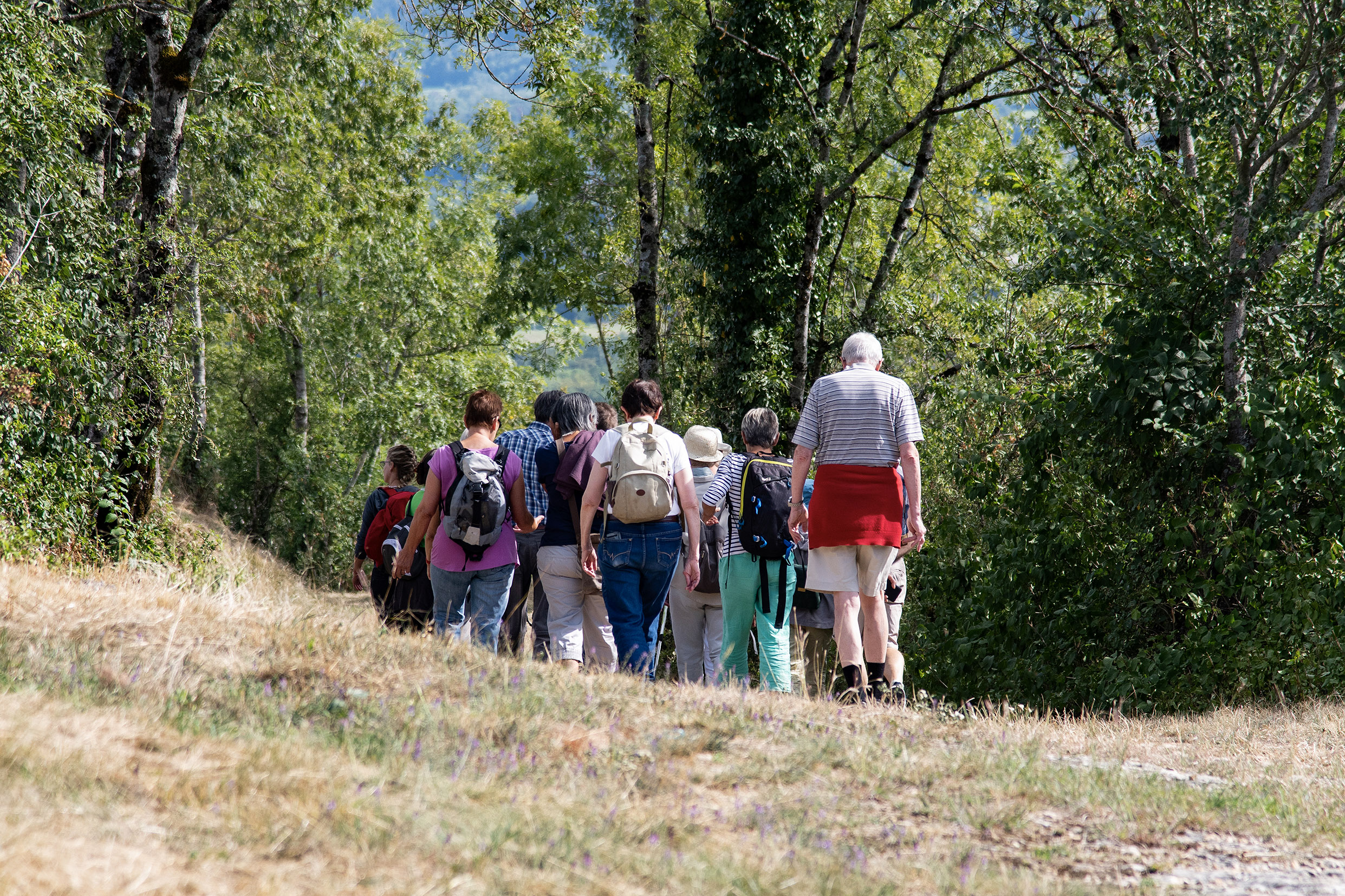 Solidarity walk in Champagne-en-Valromey