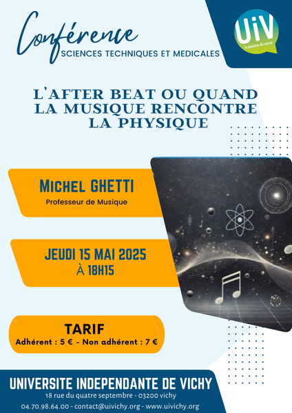 Conférence : L'after beat ou quand la musique rencontre la physique