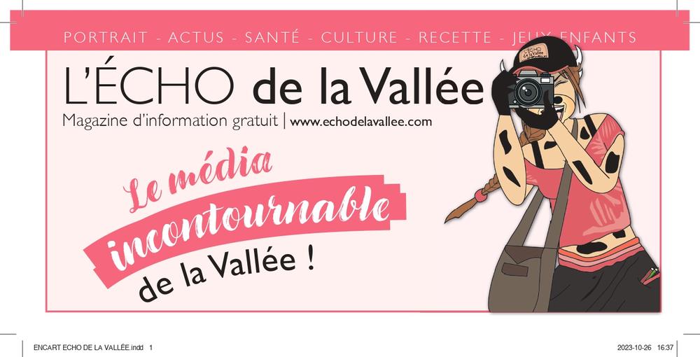 Sandrine Corbier Graphic designer- Echo de la Vallée