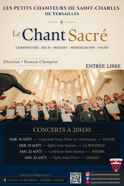 Concert - Les Petits Chanteurs de Saint-Charles de Versailles