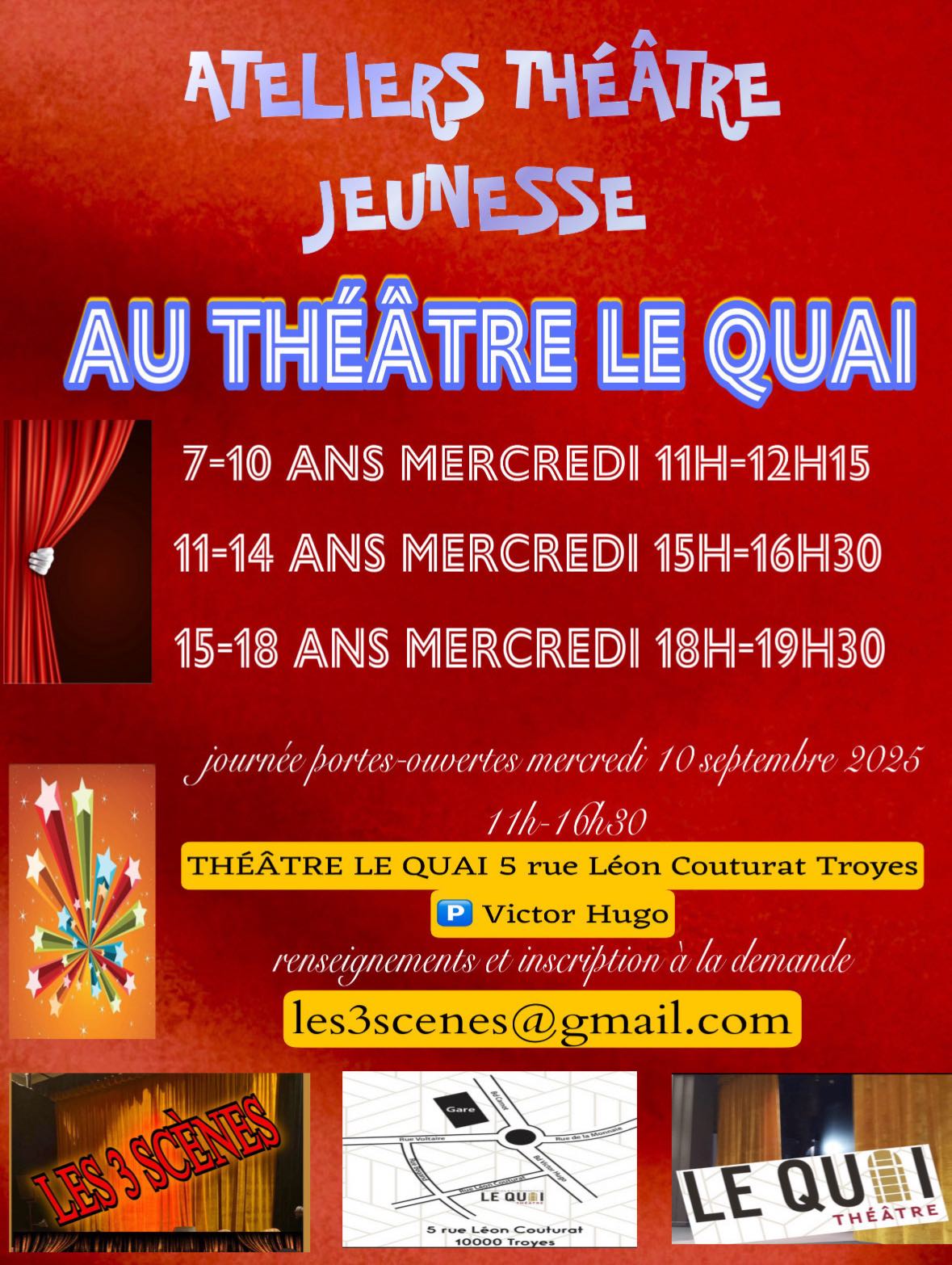 Ateliers théâtre jeunesse
