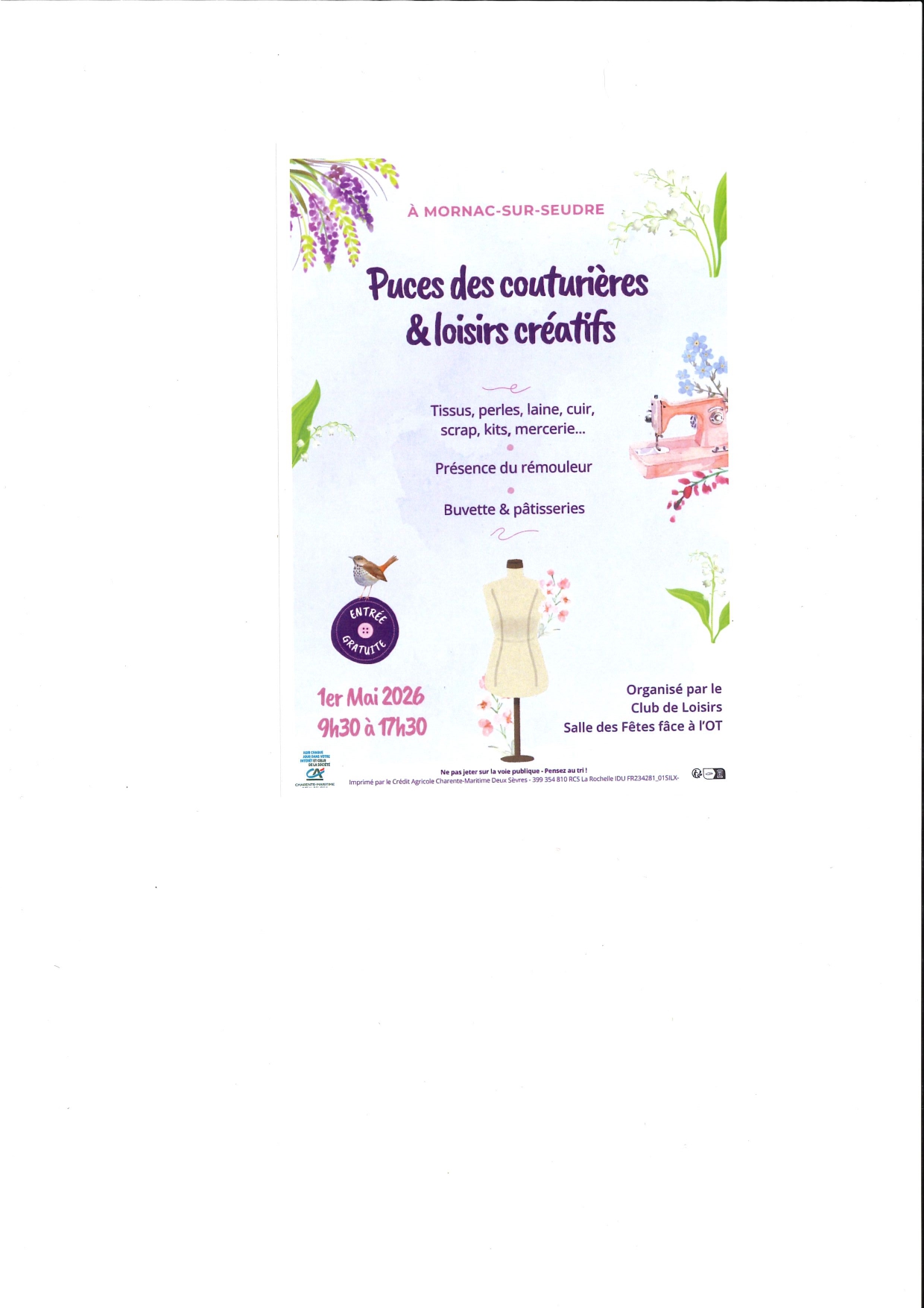 Puces des Couturières et Loisirs Créatifs